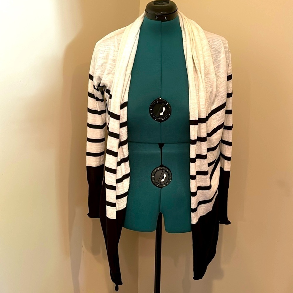 Ralph Lauren striped open front cardigan